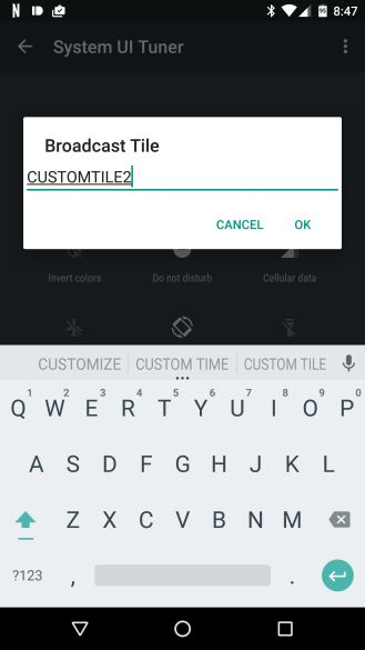 Fotografía - [Hands On] Quick Settings personnalisée ajoute de nouvelles tuiles à l'Android 6.0 Quick Settings Via l'interface utilisateur Tuner